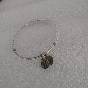 Alex and Ani Iridescent Beaded  Bracelet  Expandable Bangle 562